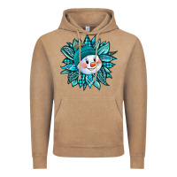 Vintage Coffee cute snowman winter sunflower Vintage Hoodie - Jasminsmagicworld