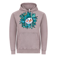 Vintage Zinc cute snowman winter sunflower Vintage Hoodie - Jasminsmagicworld