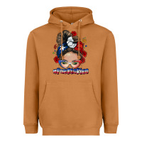 Meerkat Puerto Rico messy bun Heavyweight Hoodie - NancyCooperArtShop