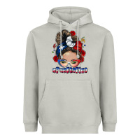 Moon Dust Puerto Rico messy bun Heavyweight Hoodie - NancyCooperArtShop