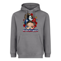 Storm Puerto Rico messy bun Heavyweight Hoodie - NancyCooperArtShop