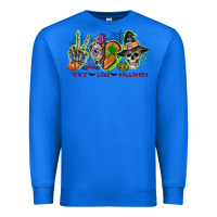 True Royal Peace love Halloween Premium Sweatshirt - NancyCooperArtShop