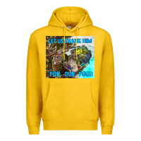 Lemon let us thank hım for our food Premium Hoodie - TumblerDesignByShophia