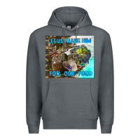Rock let us thank hım for our food Premium Hoodie - TumblerDesignByShophia
