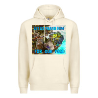 Sandshell let us thank hım for our food Premium Hoodie - TumblerDesignByShophia