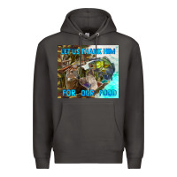 Smoke let us thank hım for our food Premium Hoodie - TumblerDesignByShophia