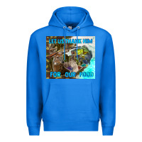 True Royal let us thank hım for our food Premium Hoodie - TumblerDesignByShophia