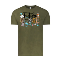 Vintage Olive Western Future Nurse Vintage Tee - LillyAllenDesigns