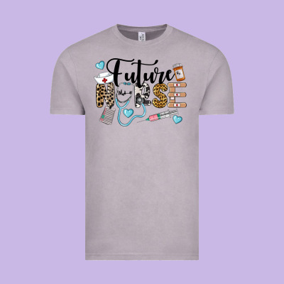 Western Future Nurse Vintage Tee Designed By Lillyallendesigns