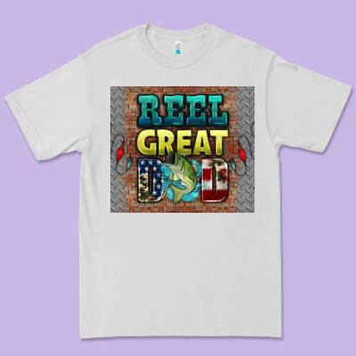 Reel Great Dad Premium Tee Designed By Hra Design Shop