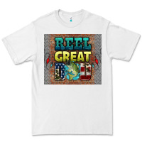 White reel great dad Premium Tee - HRA Design Shop