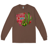Chestnut stuck on you cactus Long Sleeve Tee - JahusDesignShop