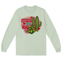 Matcha stuck on you cactus Long Sleeve Tee - JahusDesignShop