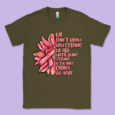 Pink Sunflower And Cancer Ribbon Breast Cancer Classic Tee Designed By Maliassmallbusiness