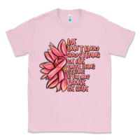 Bubblegum Pink pink sunflower and cancer ribbon breast cancer Classic Tee - MaliasSmallBusiness