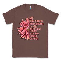 Chestnut pink sunflower and cancer ribbon breast cancer Classic Tee - MaliasSmallBusiness