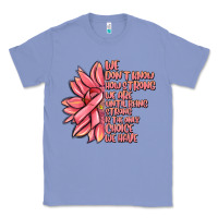 Colony Blue pink sunflower and cancer ribbon breast cancer Classic Tee - MaliasSmallBusiness