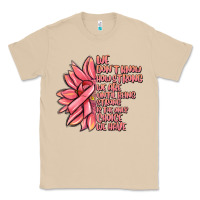 Mushroom pink sunflower and cancer ribbon breast cancer Classic Tee - MaliasSmallBusiness