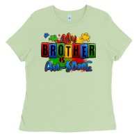 Matcha my brother is ausome autism Ladies Tee - Zillion Design Studio