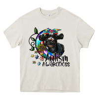 Cream autism awareness Heavy Core Tee - SublimationCraftShop