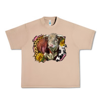 Burro hereford bull western background Urban Heavy Tee - LillyAllenDesigns