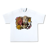 White hereford bull western background Urban Heavy Tee - LillyAllenDesigns