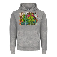 Cloud Rock watercolor cactus western background Vintage Hoodie - BarkalooDesign