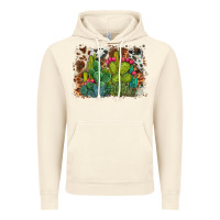 Vintage Artic watercolor cactus western background Vintage Hoodie - BarkalooDesign