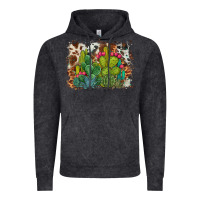 Vintage Black watercolor cactus western background Vintage Hoodie - BarkalooDesign