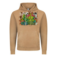 Vintage Camel watercolor cactus western background Vintage Hoodie - BarkalooDesign