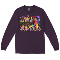 Plum lynch syndrome warrior Long Sleeve Tee - NancyCooperArtShop