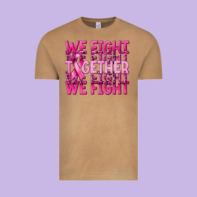 Together We Fight Cancer Vintage Tee Designed By Nancycooperartshop
