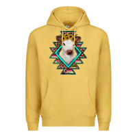 Antique Gold heifer cowhide aztec Premium Hoodie - JahusDesignShop