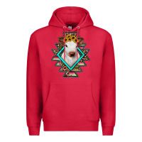 Cardinal heifer cowhide aztec Premium Hoodie - JahusDesignShop