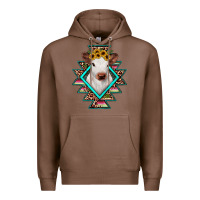 Chestnut heifer cowhide aztec Premium Hoodie - JahusDesignShop