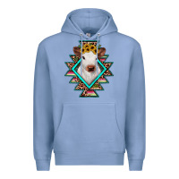 Colony Blue heifer cowhide aztec Premium Hoodie - JahusDesignShop