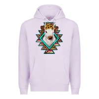 Lilac heifer cowhide aztec Premium Hoodie - JahusDesignShop