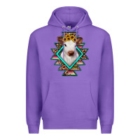Purple heifer cowhide aztec Premium Hoodie - JahusDesignShop