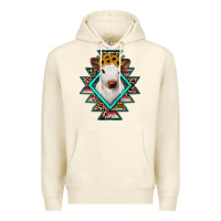 Sandshell heifer cowhide aztec Premium Hoodie - JahusDesignShop