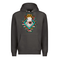 Smoke heifer cowhide aztec Premium Hoodie - JahusDesignShop