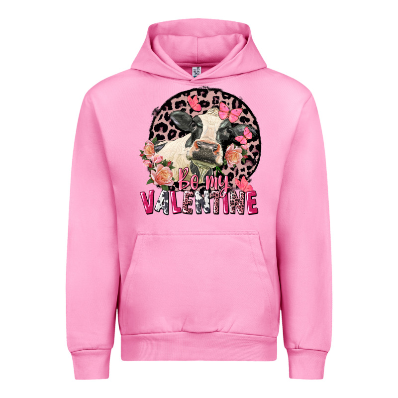 Be My Valentine Holstein Cow Valentine's Day Urban Hoodie by FaDigitalArtStudio | Teevron