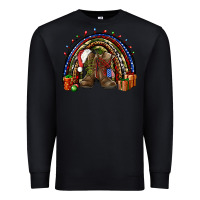 Black Army Christmas rainbow Premium Sweatshirt - NancyCooperArtShop