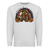 Dove Grey Army Christmas rainbow Premium Sweatshirt - NancyCooperArtShop