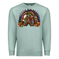 Seafoam Army Christmas rainbow Premium Sweatshirt - NancyCooperArtShop