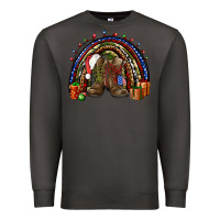 Smoke Army Christmas rainbow Premium Sweatshirt - NancyCooperArtShop