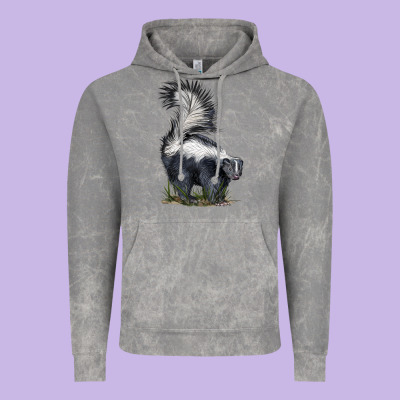 Skunk Vintage Hoodie Designed By Lillyallendesigns