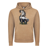 Vintage Coffee skunk Vintage Hoodie - LillyAllenDesigns