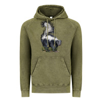Vintage Olive skunk Vintage Hoodie - LillyAllenDesigns