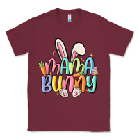 Burgundy mama bunny Classic Tee - MaliasSmallBusiness