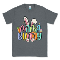 Charcoal Heather mama bunny Classic Tee - MaliasSmallBusiness